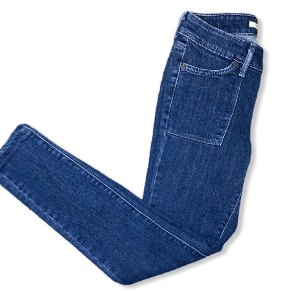 Levi’s 711 Blue Retro Deep Pocket Skinny Jeans - Picture 2 of 5